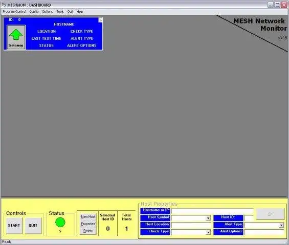 Download web tool or web app MESH Network Monitor