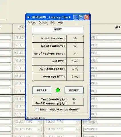 Download web tool or web app MESH Network Monitor