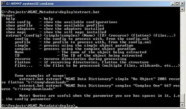 Download web tool or web app Metadata Extraction Tool to run in Windows online over Linux online