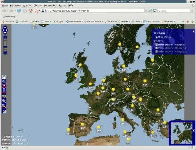 Download web tool or web app METAR Repository to run in Linux online