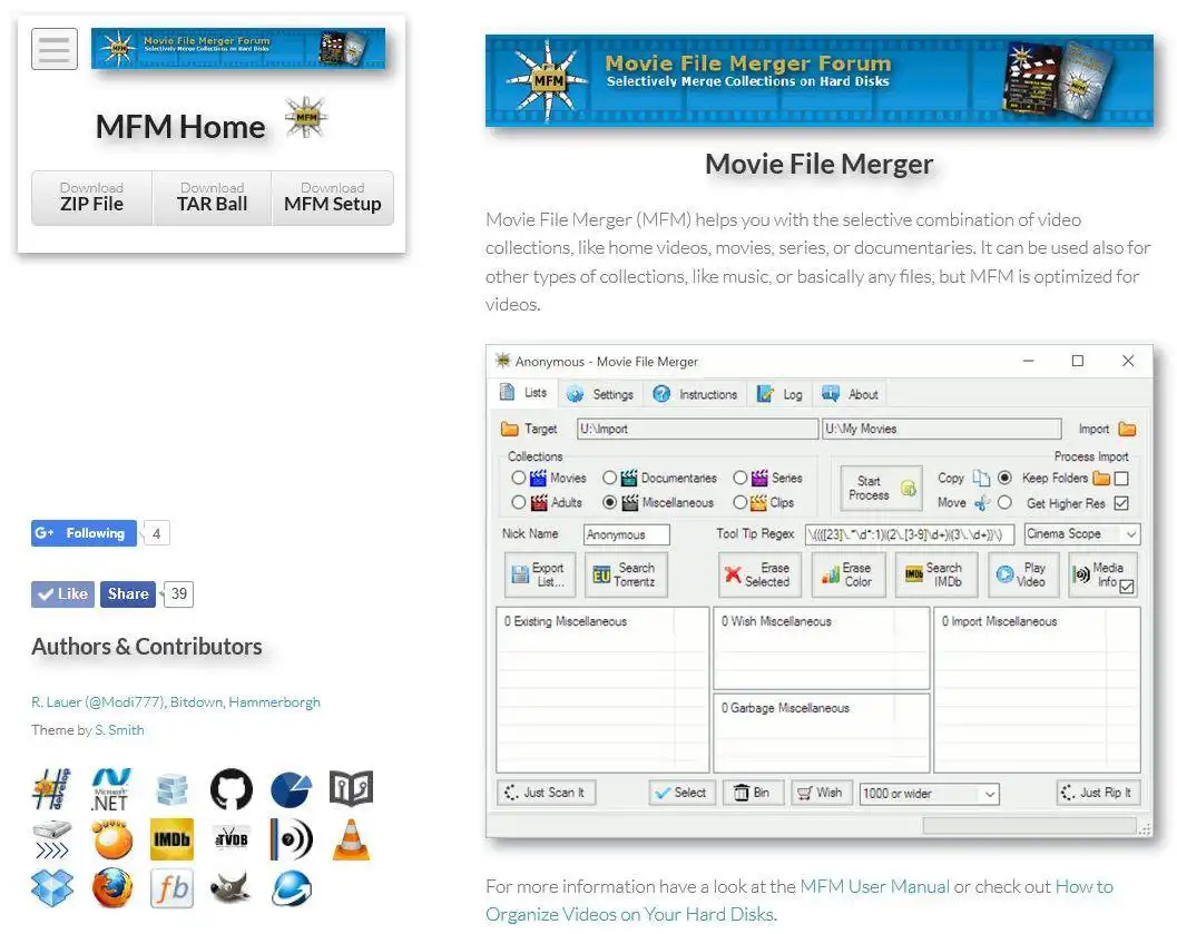 Download web tool or web app MFM-Website to run in Linux online