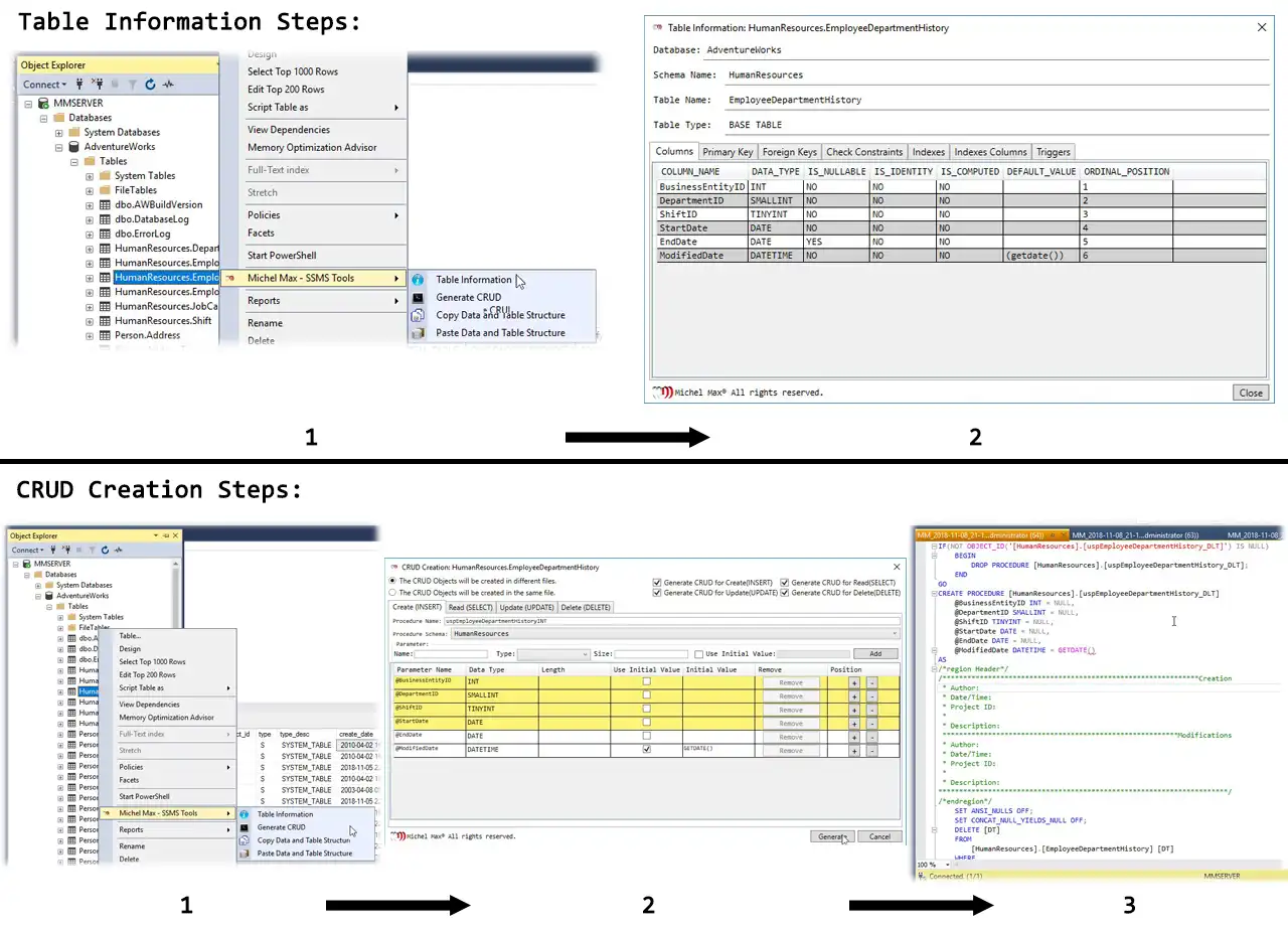 Download web tool or web app Michel Max - SSMS Tools 2017