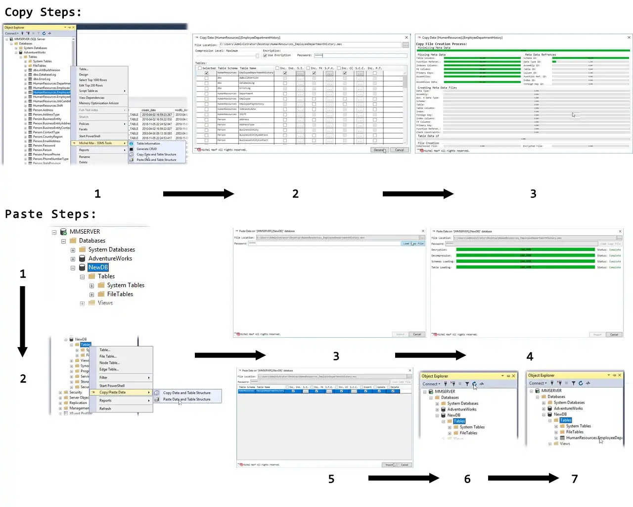 Download web tool or web app Michel Max - SSMS Tools 2017