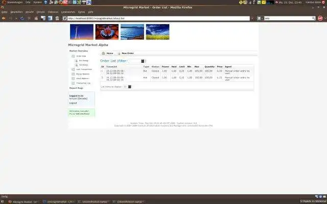 Download web tool or web app Microgrid Market to run in Linux online