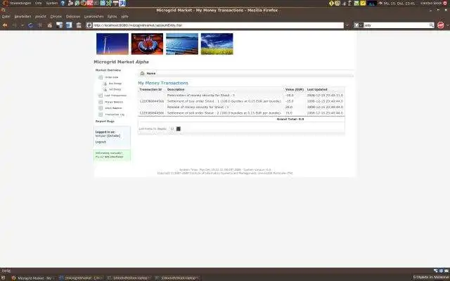 Download web tool or web app Microgrid Market to run in Linux online