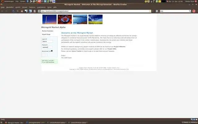 Download web tool or web app Microgrid Market to run in Linux online