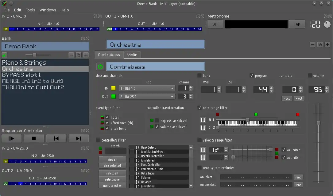 Descargue la herramienta web o la aplicación web Midi Layer