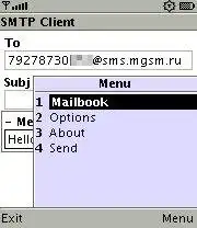 Download web tool or web app MIDP SMTP Client