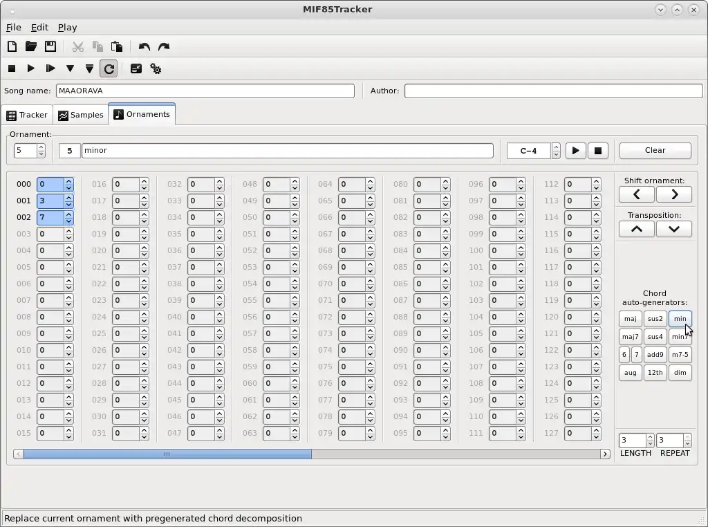 Download web tool or web app MIF85Tracker