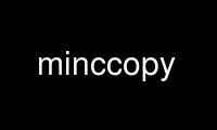 Run minccopy in OnWorks free hosting provider over Ubuntu Online, Fedora Online, Windows online emulator or MAC OS online emulator