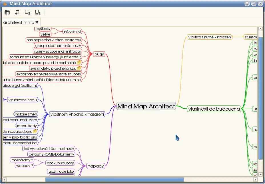 Download web tool or web app Mind Map Architect to run in Linux online