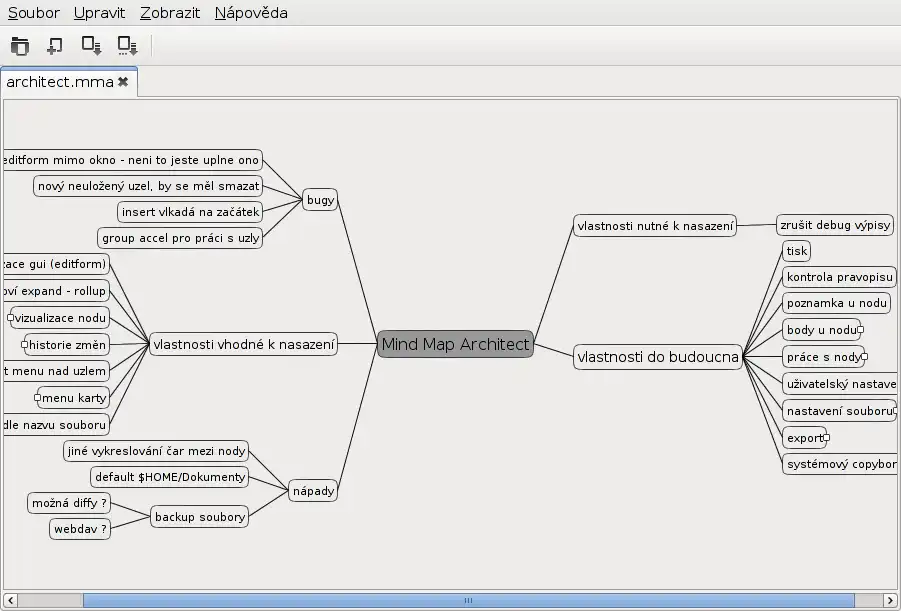 Download web tool or web app Mind Map Architect to run in Linux online