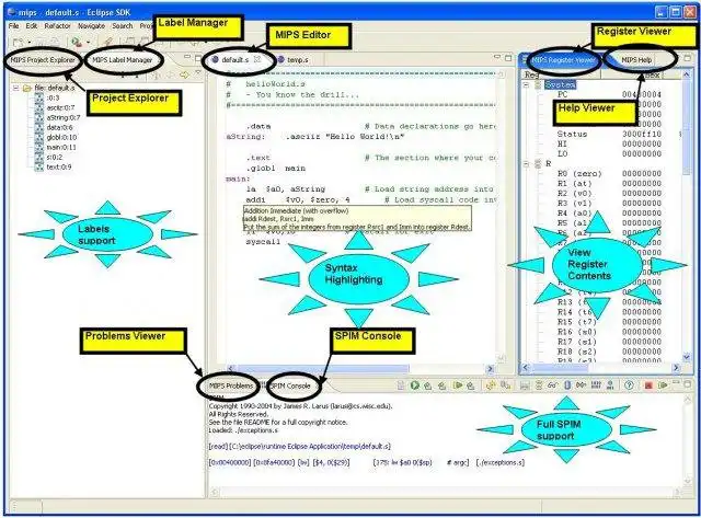 Download web tool or web app MIPSinEclipse