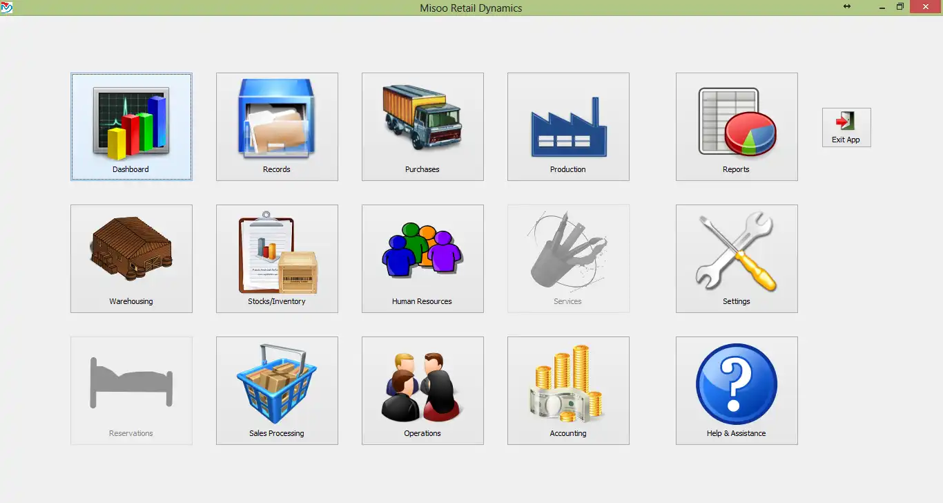 Download web tool or web app Misoo Retail Management System with POS