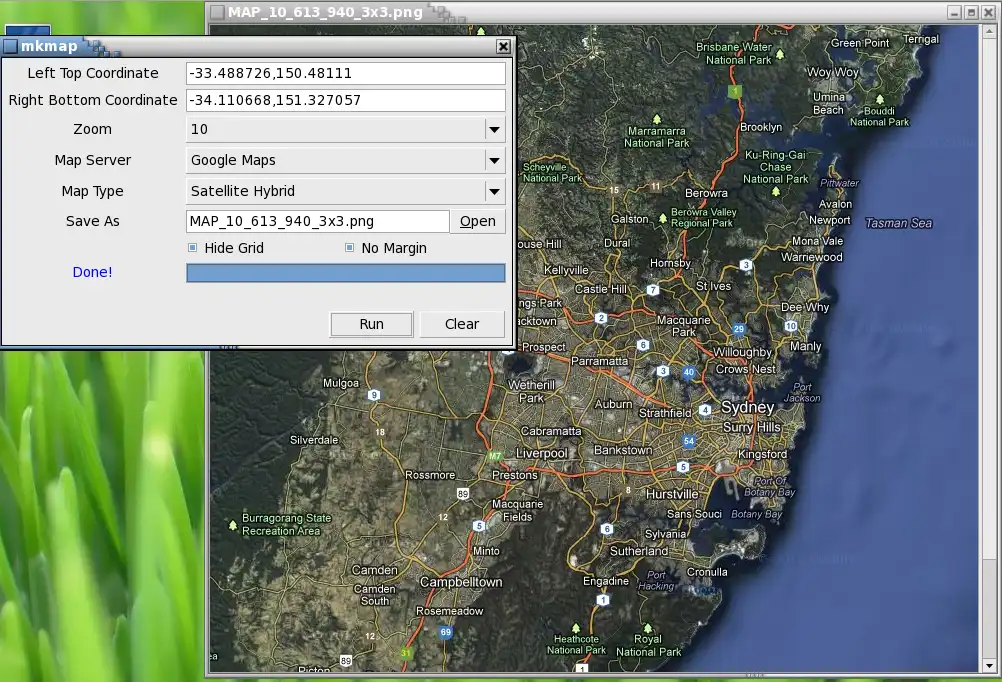 Download web tool or web app mkmap to run in Windows online over Linux online