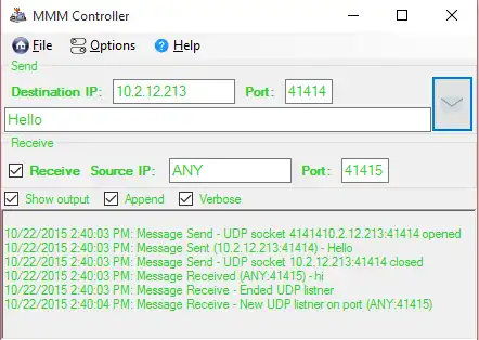 Download web tool or web app MMM Controller