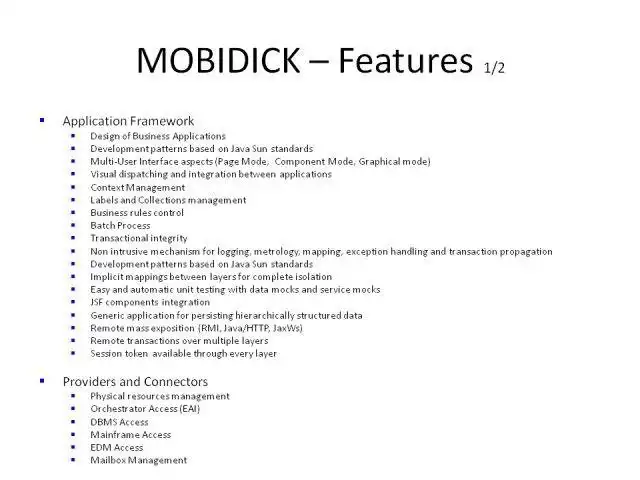 Download web tool or web app MOBIDICK