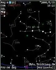 Download web tool or web app Mobile Planetarium for Java Phones