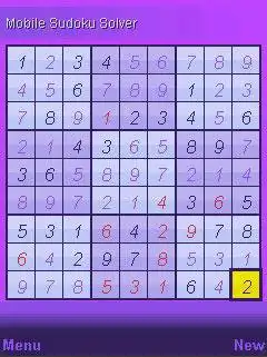 Download web tool or web app Mobile Sudoku Solver to run in Linux online
