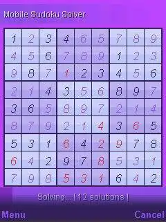 Download web tool or web app Mobile Sudoku Solver to run in Windows online over Linux online