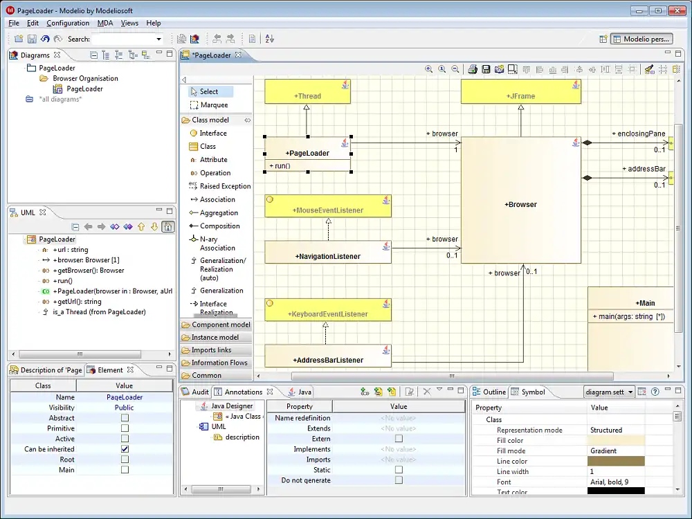 Download web tool or web app Modelio - Modeling environment (UML)