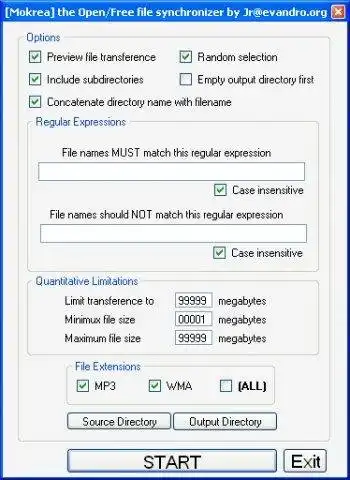 Download web tool or web app Mokrea the open/free media synchronizer