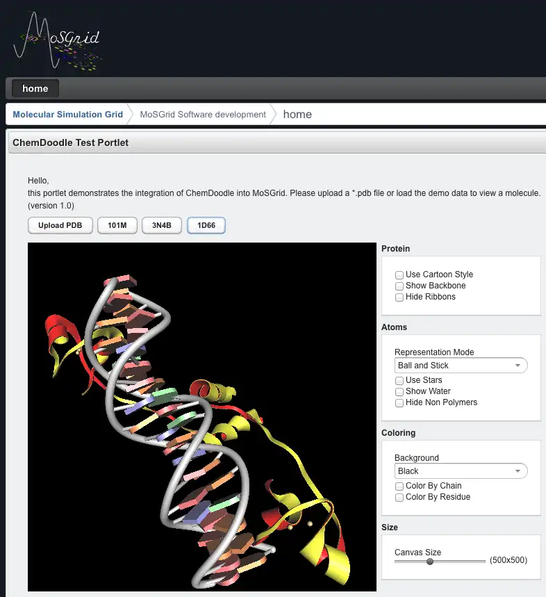 Download web tool or web app Molecular Simulation Grid