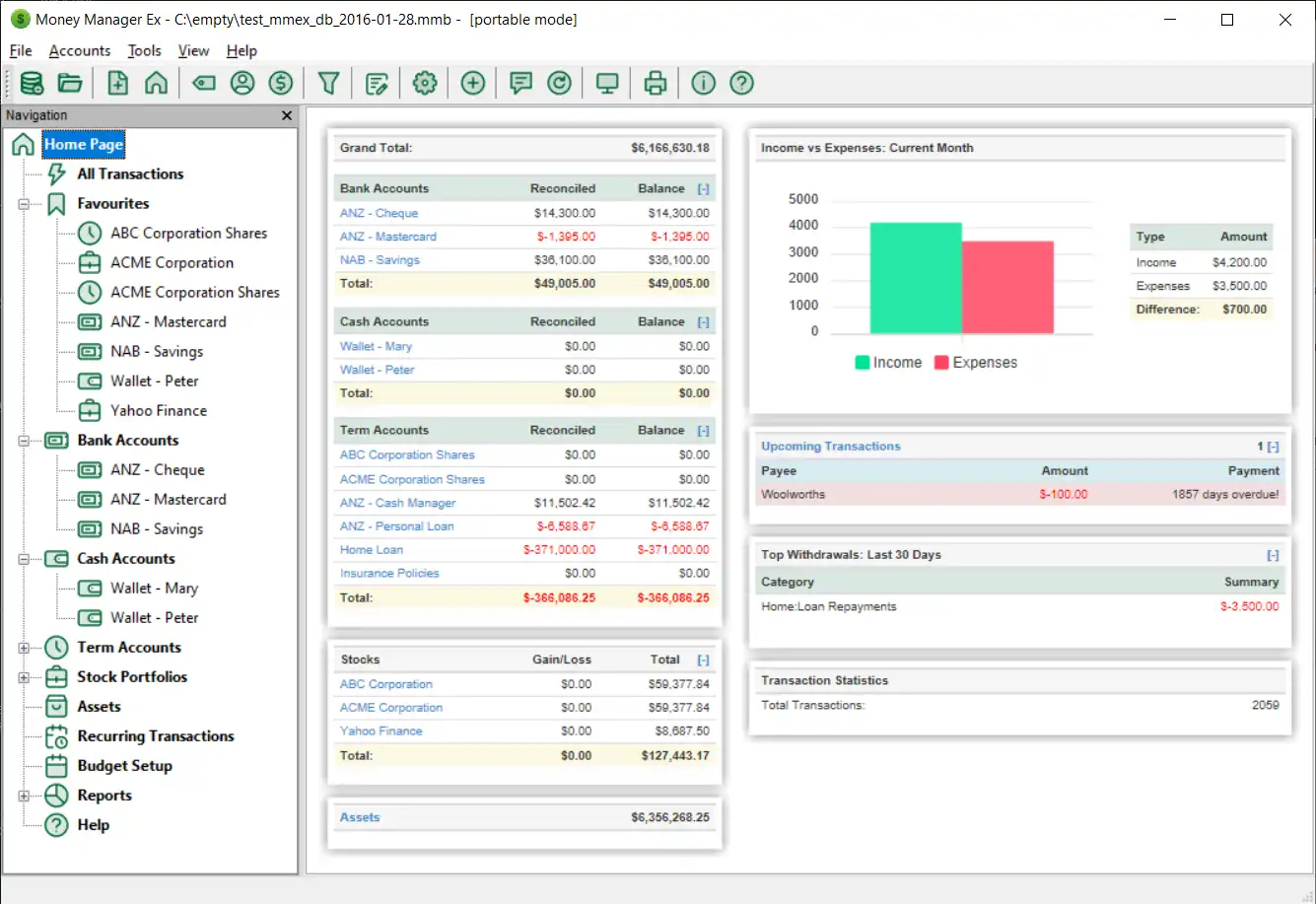 Download web tool or web app Money Manager Ex