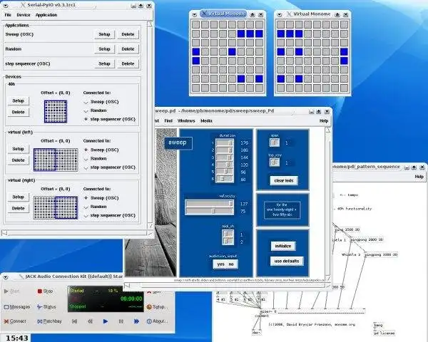 Download web tool or web app monome.serial-pyio