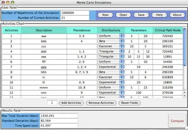 Download web tool or web app Monte Carlo Simulations