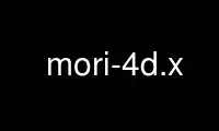 Run mori-4d.x in OnWorks free hosting provider over Ubuntu Online, Fedora Online, Windows online emulator or MAC OS online emulator