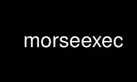 Run morseexec in OnWorks free hosting provider over Ubuntu Online, Fedora Online, Windows online emulator or MAC OS online emulator