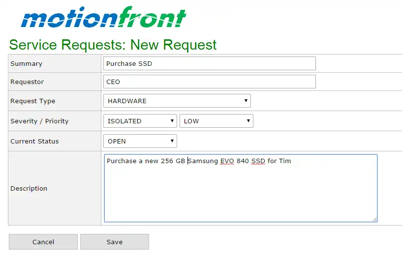 Download web tool or web app motionfront