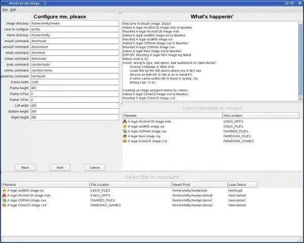 Download web tool or web app Mount n Image