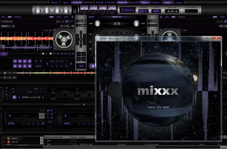 Download web tool or web app MOVE - Mixxx Ogre3D Visual Effects