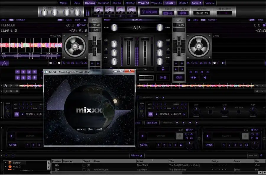 Download web tool or web app MOVE - Mixxx Ogre3D Visual Effects