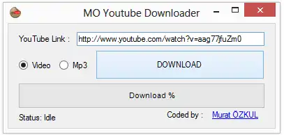 Download web tool or web app MO Youtube Downloader