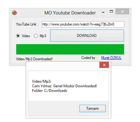 Download web tool or web app MO Youtube Downloader