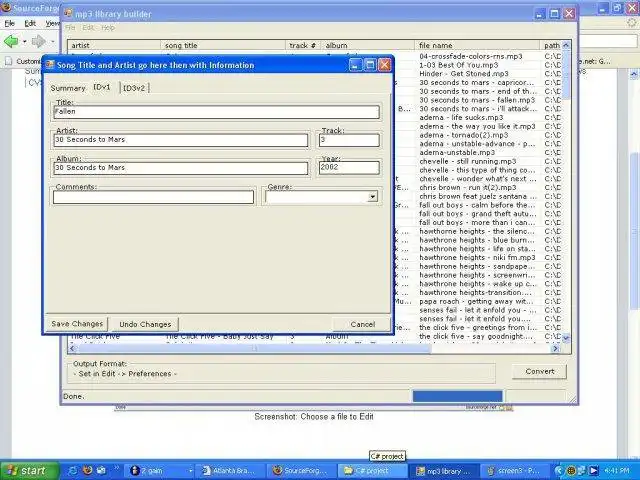 Download web tool or web app mp3 library builder