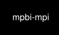 Run mpbi-mpi in OnWorks free hosting provider over Ubuntu Online, Fedora Online, Windows online emulator or MAC OS online emulator