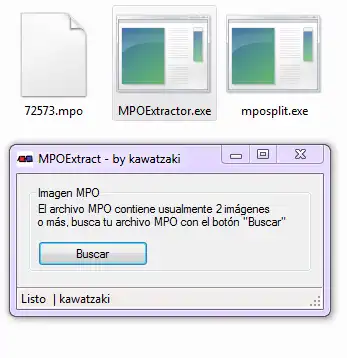 Download web tool or web app MPO Extractor