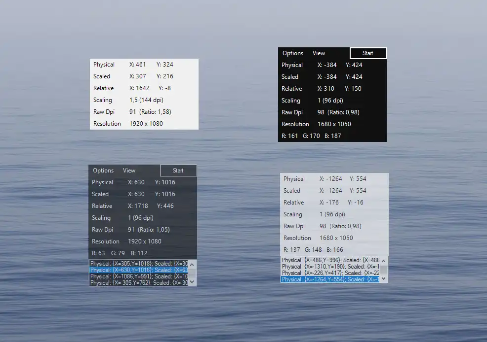 Download web tool or web app MPos - Mouse Position