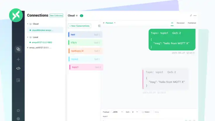 Download web tool or web app MQTT X