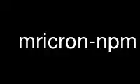 Run mricron-npm in OnWorks free hosting provider over Ubuntu Online, Fedora Online, Windows online emulator or MAC OS online emulator