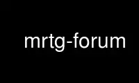 Run mrtg-forum in OnWorks free hosting provider over Ubuntu Online, Fedora Online, Windows online emulator or MAC OS online emulator