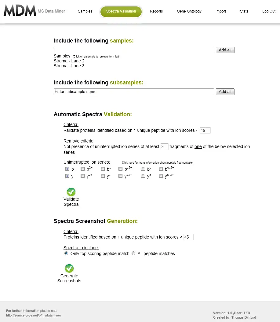 Download web tool or web app MS Data Miner