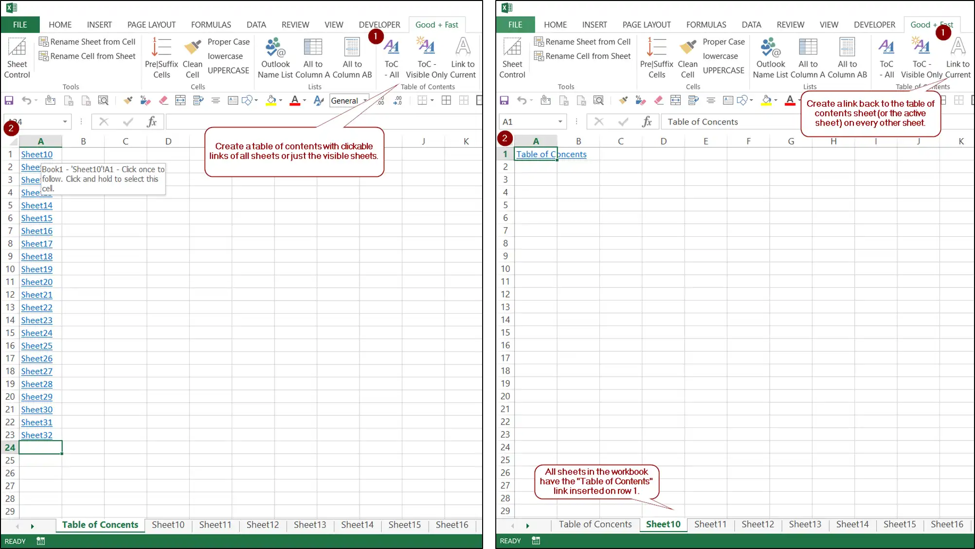 Download web tool or web app MS Excel Add-In - Good Plus Fast