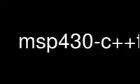 Run msp430-c++filt in OnWorks free hosting provider over Ubuntu Online, Fedora Online, Windows online emulator or MAC OS online emulator