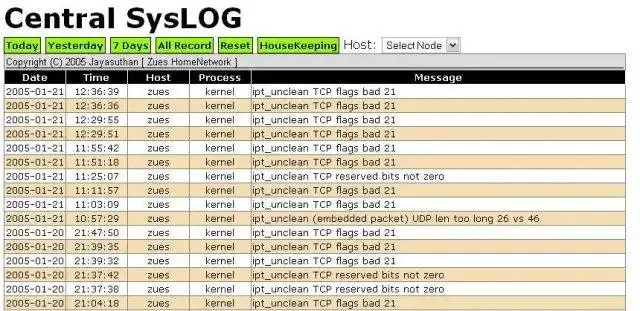 Unduh alat web atau aplikasi web mSyslog UI