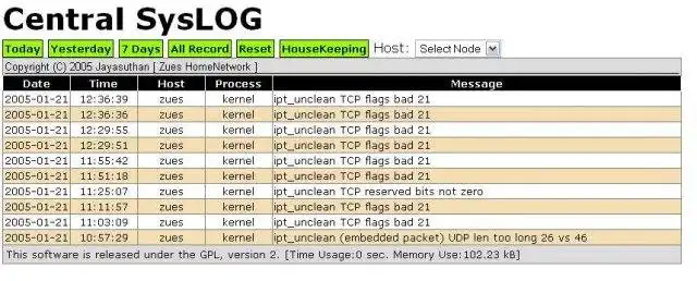 Download web tool or web app mSyslog UI